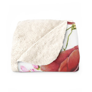 Rose Bouquet Fleece Blanket