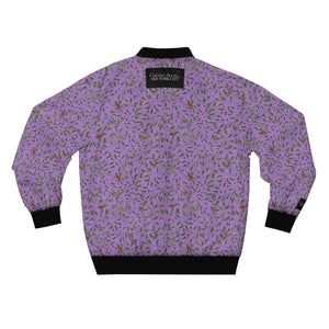 Lavender Fields Bomber Jacket