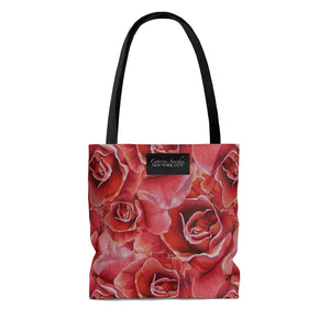 Ravishing Red Roses Carry- All Tote
